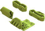 Arrma Lower Skid And Bumper Mount Set, Fluorescent Yellow