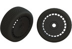 Arrma dBoots Exabyte Tire Set Glued Black (1 Pair)