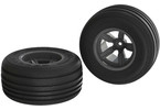 Arrma Dirt Runner ST Front Tire Set Glued Black