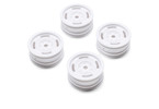 Axial 1.0 Bronco Heritage Wheels, White: SCX24