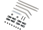 Axial Front Upper/Lower Links Set, Titanium: AXP8