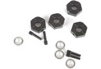Axial 12mm Hex, Screw Shaft & Spacer (4): UTB