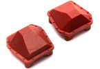 Axial AR90 Diff Cover Axle Housing Red (2): SCX6