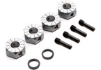 Axial Hex 17mm Set with Pins (4): SCX6