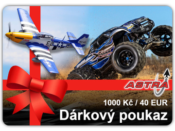 Astra gift card 1000Kč/40EUR / A9981