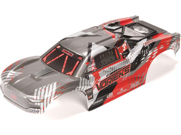 Arrma VORTEKS Clipless Painted Decaled Body, Red / ARA-2143