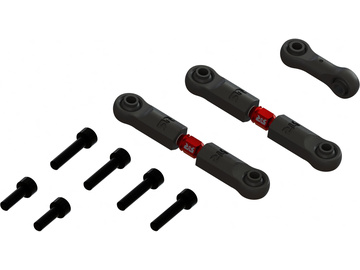 Arrma Aluminum Adjustable Steering Links Set B (2): Grom / ARA340217