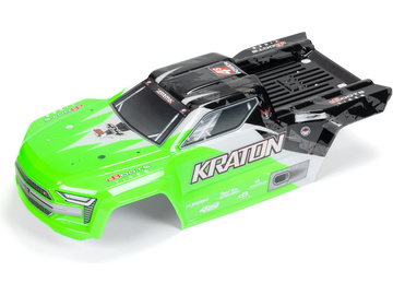Arrma Painted Decaled Trimmed Body, Green/Black: Kraton 4x4 / ARA402359