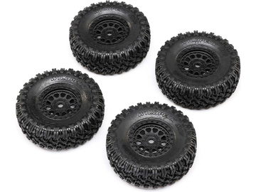 Axial 1.0 Black Rhino Primm & Falken M/T Tires (4): SCX24 / AXI-1538