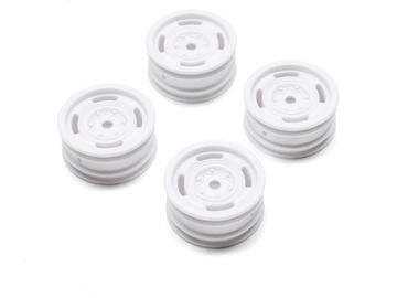 Axial 1.0 Bronco Heritage Wheels, White: SCX24 / AXI-2184