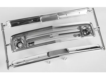 Axial 67 Chevy C/10 Grille Bumpers Chrome/Black / AXIC1560