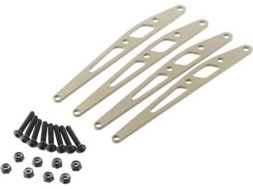 Axial Lower Link Plate Set Aluminum (4) / AXIC3145