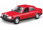 Bburago Mercedes-Benz 190E 1987 1:24 červená