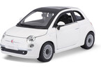 Bburago Fiat 500 2007 1:24 bílá