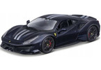 Bburago Ferrari 488 Pista 1:24 tmavě modrá