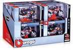 Bburago motocykly Red Bull KTM 1:18 (sada 12ks)