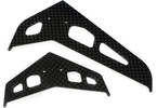 Blade Stab/Fin Set, Carbon Fiber: 300 X