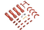 Blade Plastic Kit, Red: Vortex 230