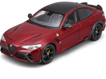 Bburago Alfa Romeo Giulia GTAm 1:18 červená metalíza / BB18-11049RD