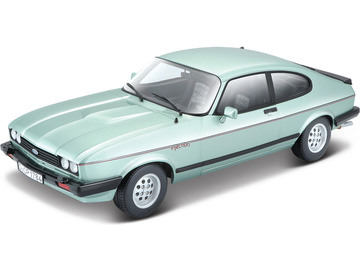 Bburago Plus Ford Capri 1982 1:24 světle green / BB18-21093