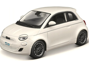 Bburago Fiat 500e 2023 1:24 bílá / BB18-21110WT