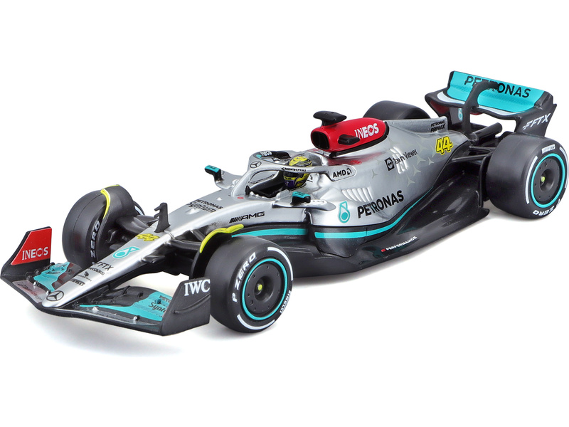 Bburago Signature Mercedes AMG Petronas W13 1:43 44 Lewis Hamilton BB18-38066H