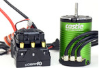 Castle Motor 1406 4600Kv Senzored, ESC Cobra 10