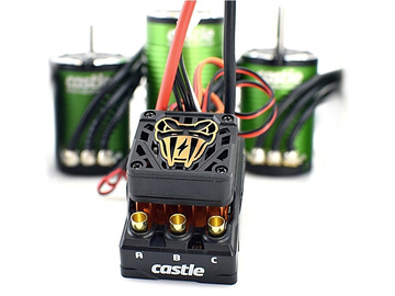 Castle Motor 1412 3200Kv Sensored, ESC Copperhead / CC-010-0166-09