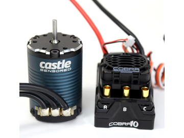 Castle Motor 1406 1900Kv Senzored, ESC Cobra 10 / CC-010-0174-05