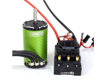 Castle Motor 1412 2100Kv Senzored, ESC Cobra 10 / CC-010-0174-11