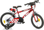 DINO Bikes - Dětské kolo 16" červené