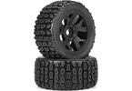 Duratrax kolo 5.7" 1:6 Brutus Monster Truck, disk Ripper černý H24mm (2)