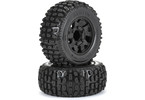 Duratrax1/10 Brutus F/R 2.8" Monster Truck Tires MTD 12mm Black Ripper (2)