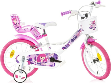 DINO Bikes - Children's bike 16" Fairy White / DB-164RSN-05FY