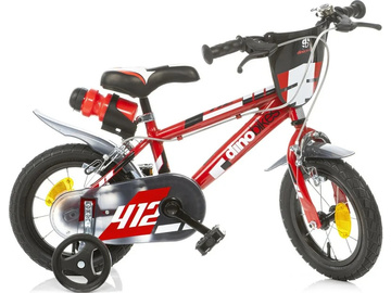 DINO Bikes - Dětské kolo 12" červené / DB-412US-06