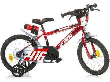 DINO Bikes - Dětské kolo 16" červené / DB-416US-06