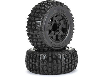 Duratrax kolo 2.8" 1:10 Brutus Monster Truck, disk Ripper černý H12mm (2) / DTX565110