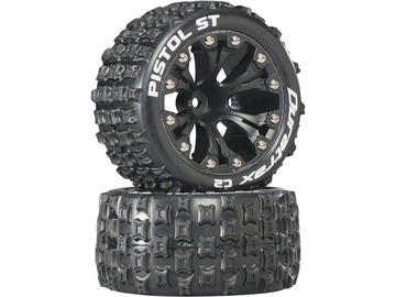 Duratrax Wheels 2.8" H12x17mm Pistol ST C2 (2) / DTXC3556