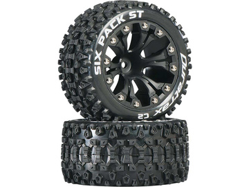 Duratrax Wheels 2.8" H12x17mm Six Pack ST C2 (2) / DTXC3562