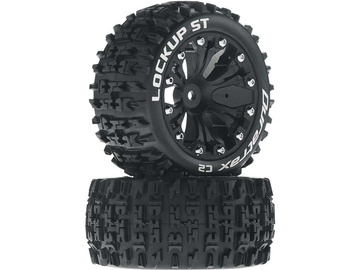 Duratrax Wheels 2.8" H12x28mm Lockup ST C2 (2) / DTXC3566