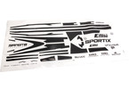 E-flite Decal Sheet: Sportix 1.1m