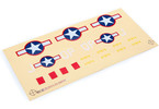 E-flite Decal Sheet: UMX P-47 BL