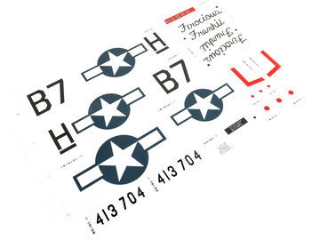 E-flite samolepky: P-51 1.0m / EFL-1740