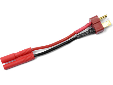 Konverzní kabel Deans přístroj - 2.0mm zlacený 20AWG / GF-1300-110