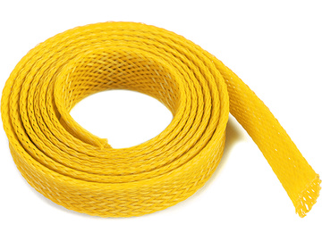 Wire Protection Sleeve Braided 10mm Yellow (1m) / GF-1476-033