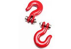 H-Speed tow hook 1:10 red (2)