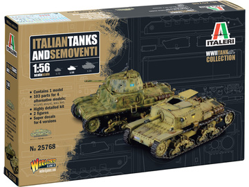 Italeri Italian tanks and semoventi (1:56) / IT-25768