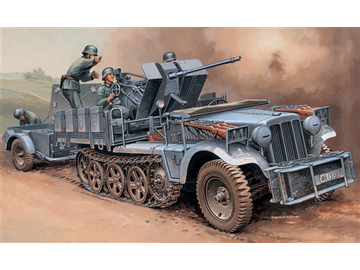 Italeri Sd.Kfz 10/4 with Flak 30 and Crew (1:35) / IT-6395