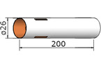 Klima Paper Tube 26x200mm 3-Grooves