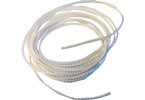 Klima Lanyard knitted polyamide dia. 3mm 3m white